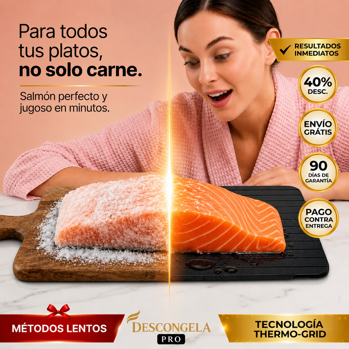 TABLA DESCONGELANTE PRO - DESCONGELA EN 15 MINUTOS